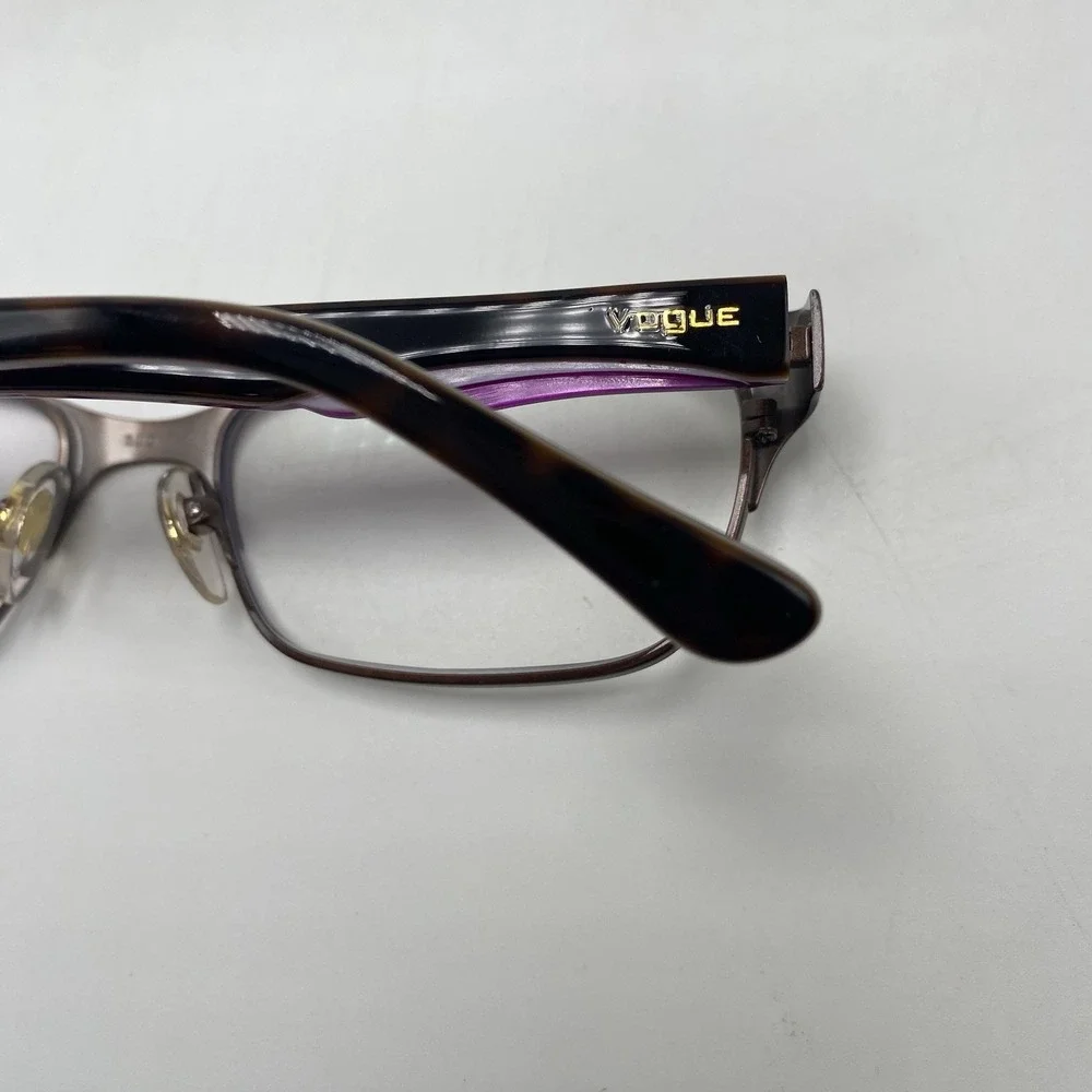 Vogue Eyeglasses FRAMES ONLY VO3918 Cat Eye 52-17-135 Black Purple 246